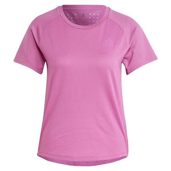 Adidas Parley Adizero Kısa Sleeve Tişört Kadın Pembe | VFBG-25687