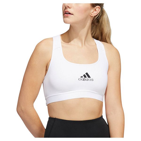 Adidas Power Medium-Support Spor Sütyeni Kadın Beyaz | JXWC-03529