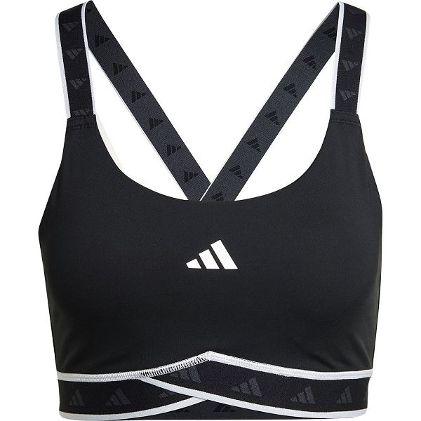 Adidas Powerimpact Medium-Support Techfit Spor Sütyeni Kadın Siyah | ZWTX-23806