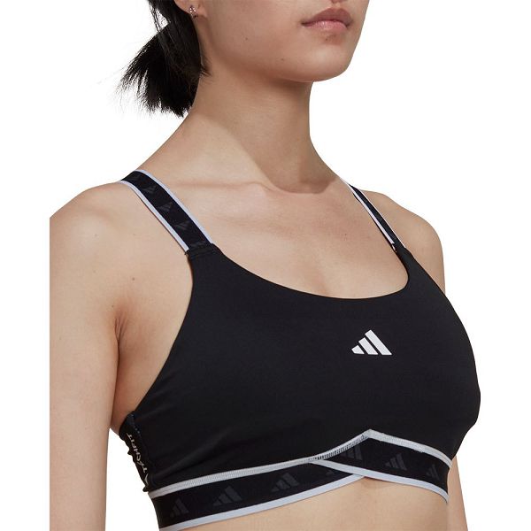 Adidas Powerimpact Medium-Support Techfit Spor Sütyeni Kadın Siyah | ZWTX-23806