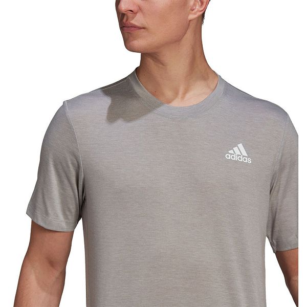 Adidas Primeblue Designed 2 Move Heathered Spor Kısa Sleeve Tişört Erkek Gri | MSLP-15432