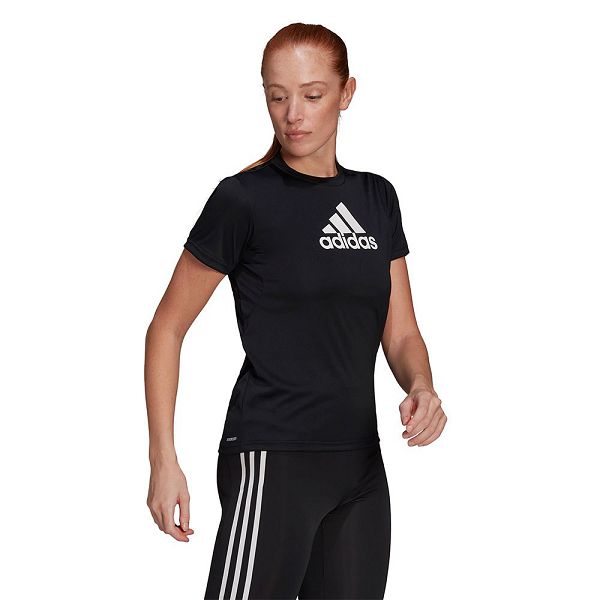 Adidas Primeblue Designed 2 Move Kısa Sleeve Tişört Kadın Siyah | QAWO-41973