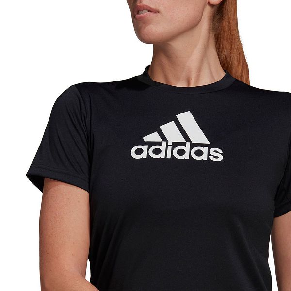 Adidas Primeblue Designed 2 Move Kısa Sleeve Tişört Kadın Siyah | QAWO-41973