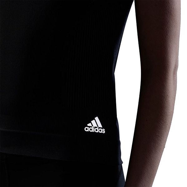 Adidas Primeknit Kısa Sleeve Tişört Kadın Siyah | HBFL-61293