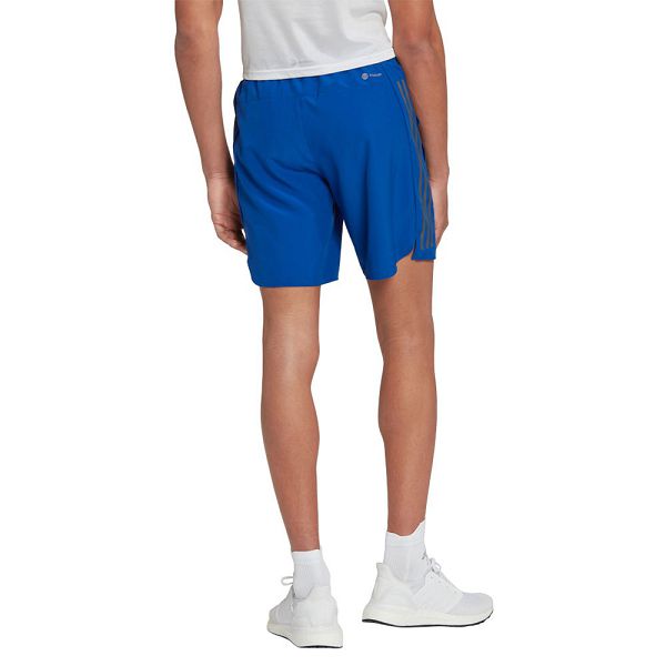 Adidas Run Icon Full Reflective 3 Stripes 9´´ Shorts Pantolon Erkek Mavi | LKPY-10459