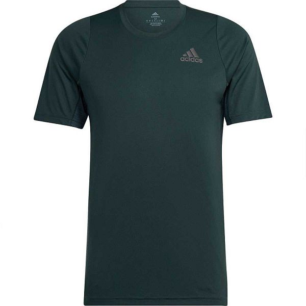 Adidas Run Icons Kısa Sleeve Tişört Erkek Yeşil | WHLB-92054