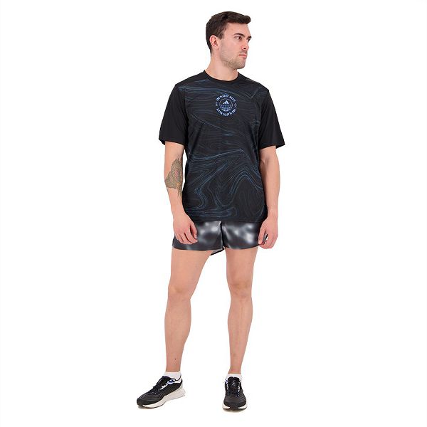 Adidas Run Icons Shorts Pantolon Erkek Mavi | CJND-67138