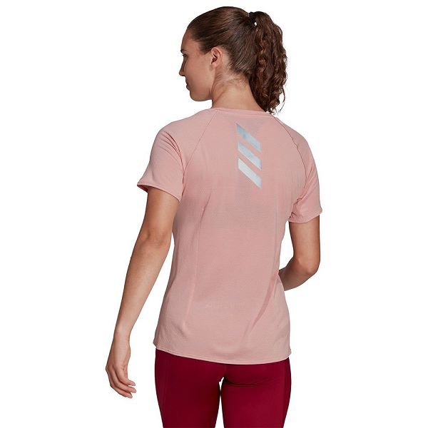 Adidas Runner Kısa Sleeve Tişört Kadın Pembe | AMZL-72084