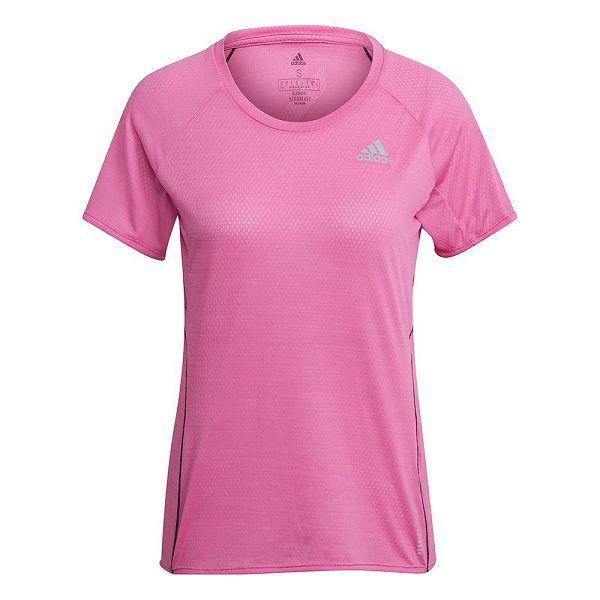 Adidas Runner Kısa Sleeve Tişört Kadın Pembe | PXIN-45316