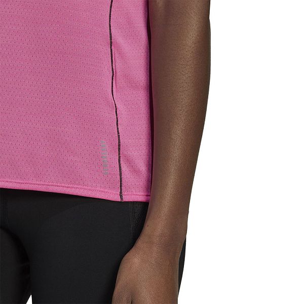 Adidas Runner Kısa Sleeve Tişört Kadın Pembe | PXIN-45316