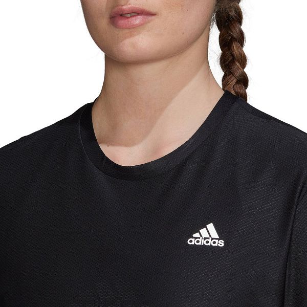 Adidas Runner Kısa Sleeve Tişört Kadın Siyah | HNGU-51678