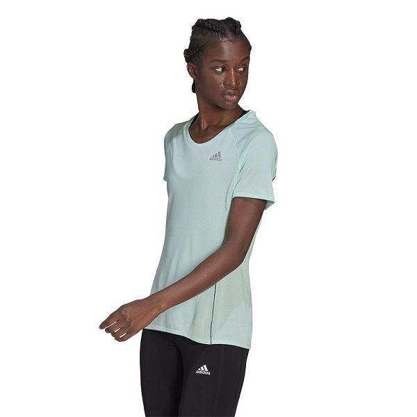 Adidas Runner Kısa Sleeve Tişört Kadın Yeşil | PFOC-56807