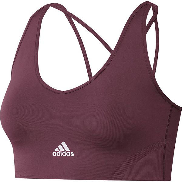 Adidas SML BT Spor Sütyeni Kadın Kırmızı | CYXN-21049