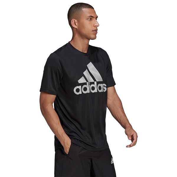 Adidas Season Kısa Sleeve Tişört Erkek Siyah | KBJR-58624