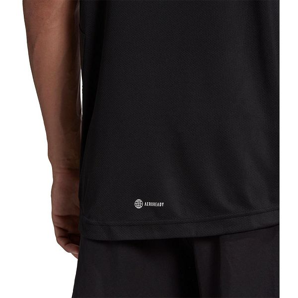 Adidas Season Kısa Sleeve Tişört Erkek Siyah | KBJR-58624