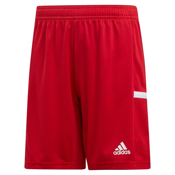 Adidas Team 19 Knit Kısa Pantolon Çocuk Kırmızı | YZOM-70495