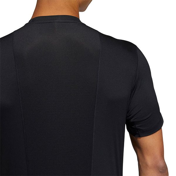 Adidas Techfit 3 Stripes Fitted Kısa Sleeve Tişört Erkek Siyah | ESFG-60917