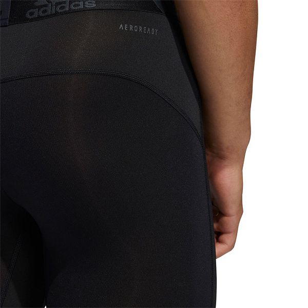 Adidas Techfit Tayt Erkek Siyah | ORGI-59140