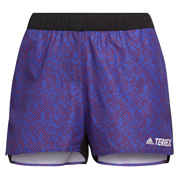 Adidas Terrex Primeblue Yürüyüş Baskılı Shorts Pantolon Kadın Mor | UGTH-64895