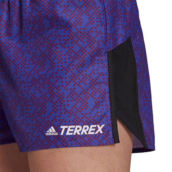 Adidas Terrex Primeblue Yürüyüş Baskılı Shorts Pantolon Kadın Mor | UGTH-64895