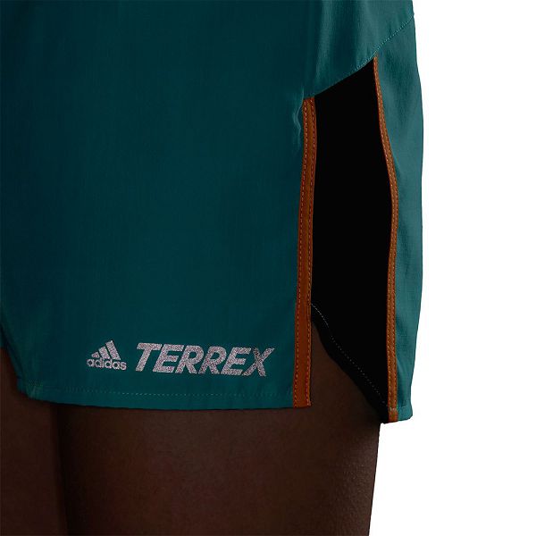 Adidas Terrex Primeblue Yürüyüş Shorts Pantolon Kadın Mavi | SUTY-58492