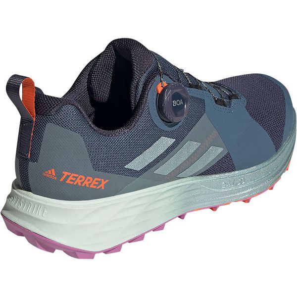 Adidas Terrex Two BOA Patika Koşu Ayakkabısı Erkek Mavi | VMIA-93714