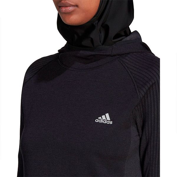 Adidas Xcity Knit Ls Tişörtü Kadın Siyah | JKTD-95324