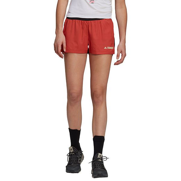 Adidas Yürüyüş 3´´ Shorts Pantolon Kadın Kırmızı | LXEM-16754