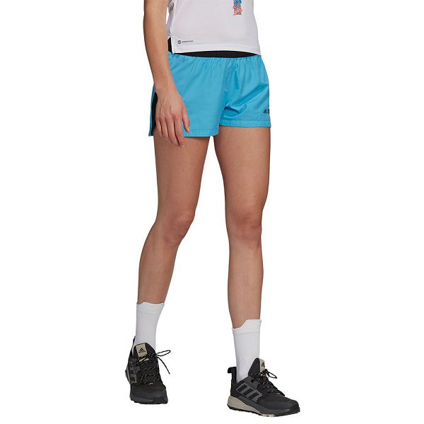 Adidas Yürüyüş 3´´ Shorts Pantolon Kadın Mavi | SITH-82547